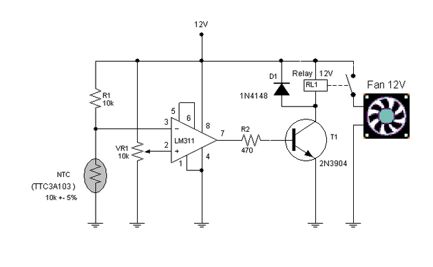 Automatic Fan Controller Circuit | Expert Circuits