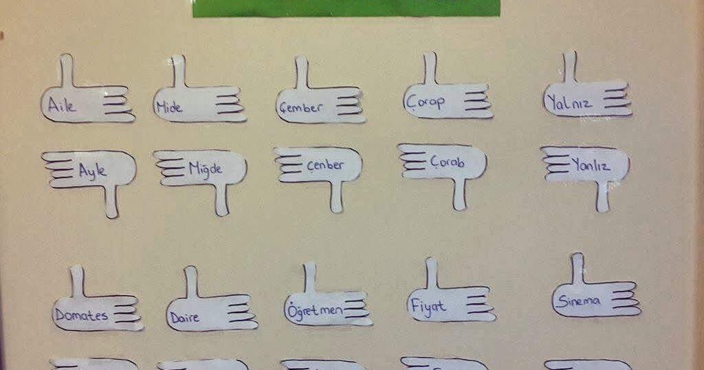 Yazımı Sıkça Karıştırılan Kelimeler Etkinliği- İlkokul Öğretmeniyim