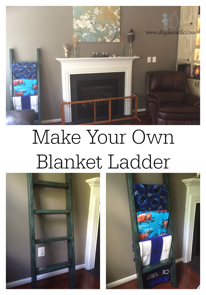 How to Make Your Own Blanket Ladder DIY Danielle®