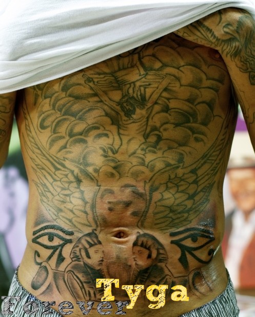 laraverse: tyga body tattoos