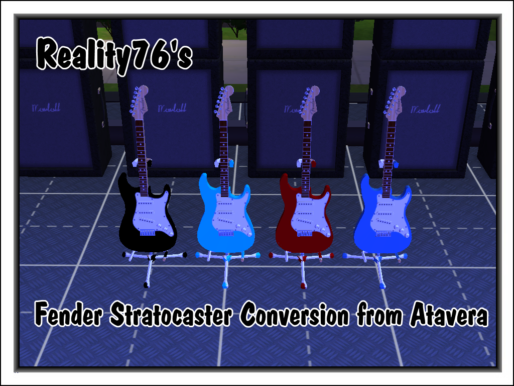 Sims 4 CC's The Best Guitars by Reality76's Simblr