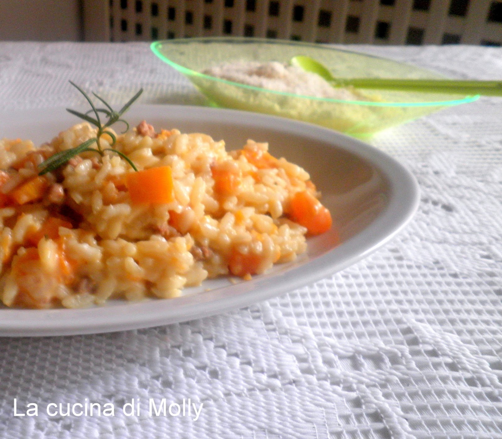 La cucina di Molly RISOTTO ALLA ZUCCA E SALSICCIA
