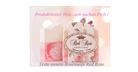  Rosenseife Red Rose – Produkttester gesucht