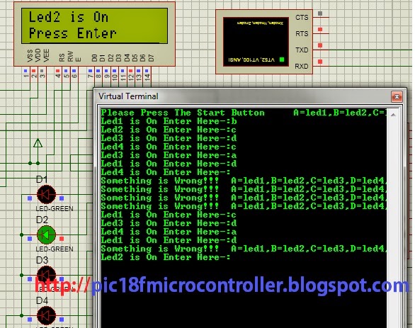 Rs 232 , Serial Communication with PIC Microcontroller in Proteus [step by step details]
