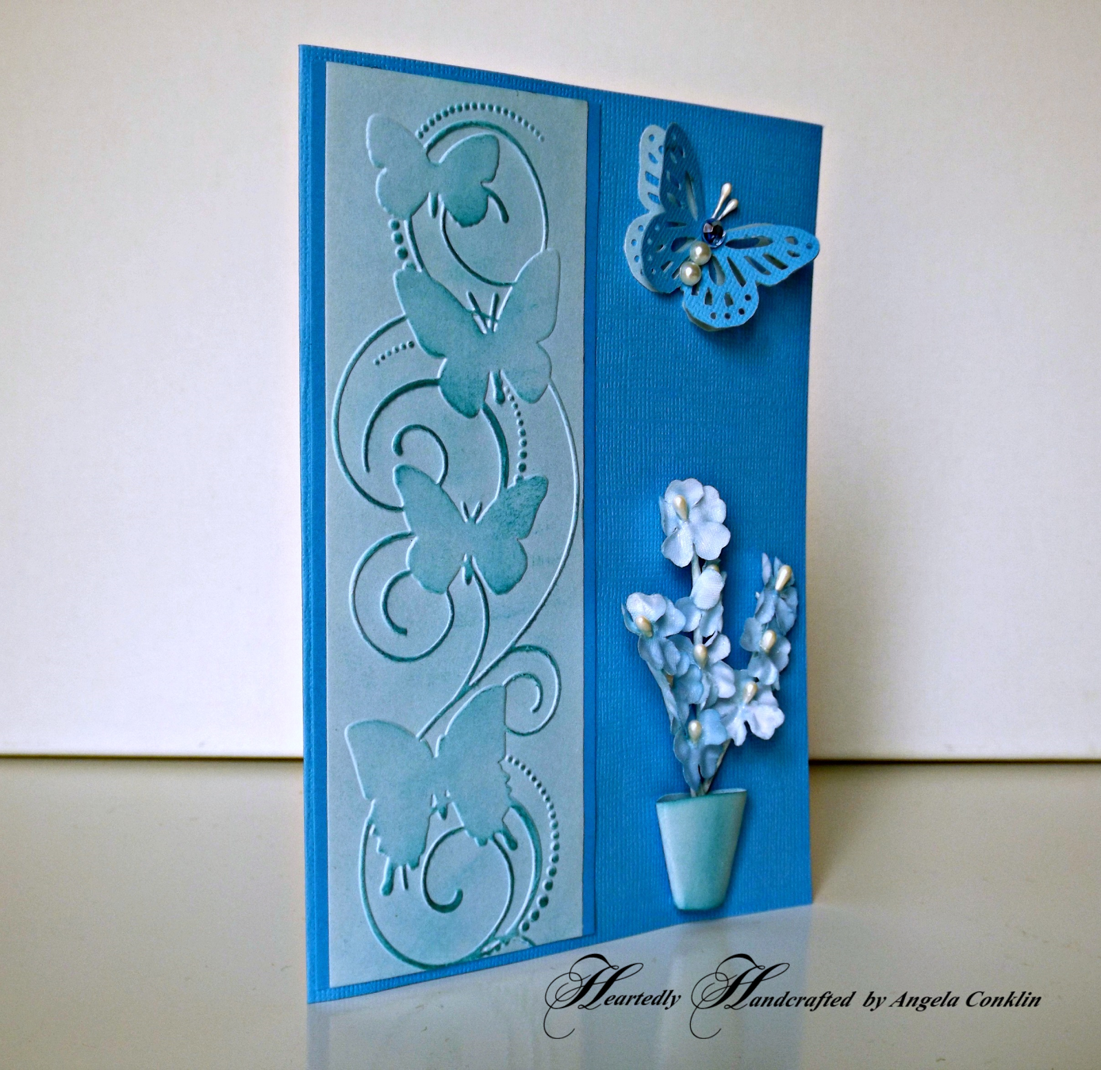 Spring Card with Vase