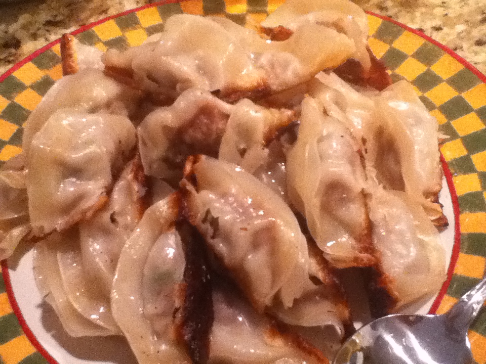 The Creative Vault Pork Pot Stickers With Dipping Sauce
