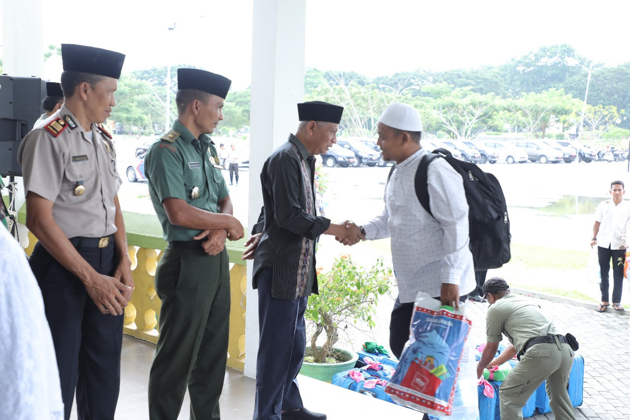 Kepulangan Jama'ah Haji Gelombang Kedua, Disambut Pemkab Asahan