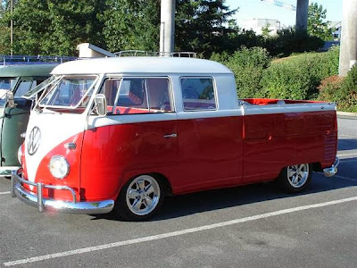 66 VW T1 Double Cab - vw bus wagon
