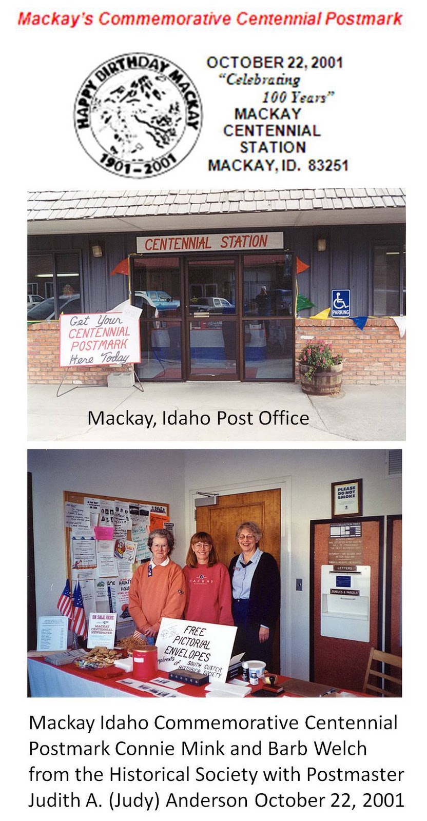 Mackay, Idaho 83251 Mackay Idaho U.S. Post Office History