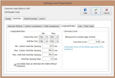Settings and Parameters Dialog box