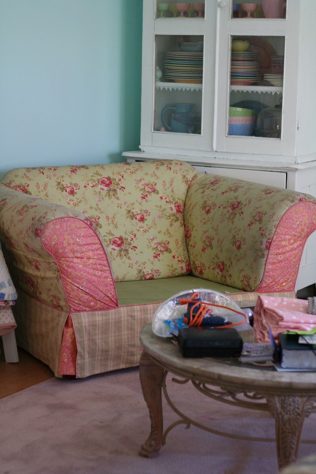 Custom Slipcovers by Shelley Vintage Chenille Bedspread Slipcovers