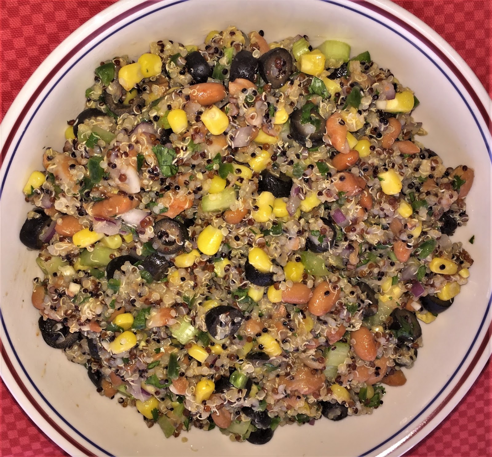 My Adventures Testing 1000 Vegan Recipes Southwestern Quinoa Salad with Pinto Beans & Corn