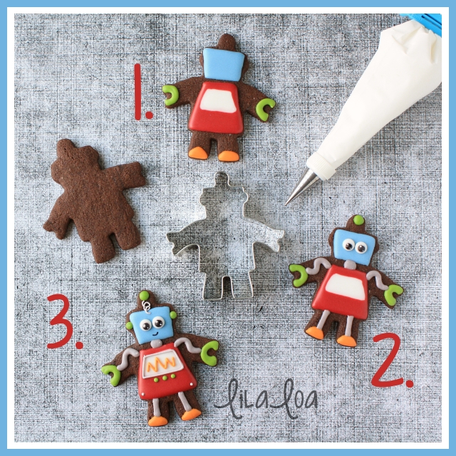 How to Make Decorated Robot Cookies