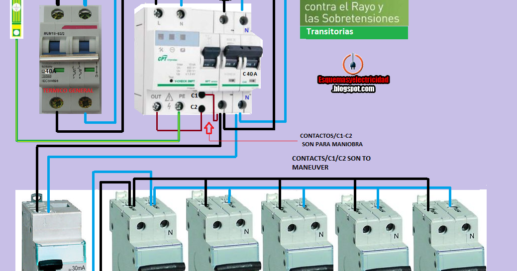 Electrical diagrams: LIGHTNING PROTECTION AND SURGE