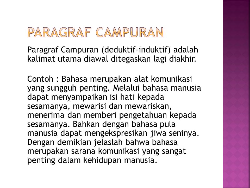 Kumpulan Contoh Paragraf Campuran Singkat Kumpulan Contoh<script async src=