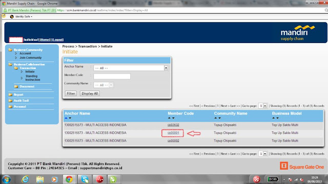 Panduan Deposit 24 Jam via Web SCM Mandiri Chip Sakti Bisnis Pulsa Murah Payment PPOB Lengkap