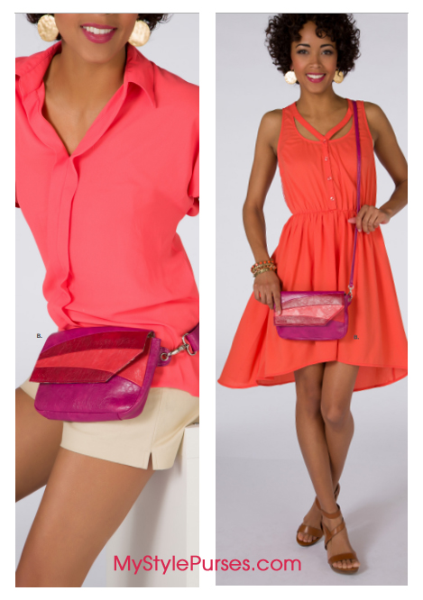 Porsha Cintura Bag from Miche can be worn around the waist or cross body for hands-free convenience from MyStylePurses.com Porsha Cintura Bag from Miche can be worn around the waist or cross body for hands-free convenience from MyStylePurses.com