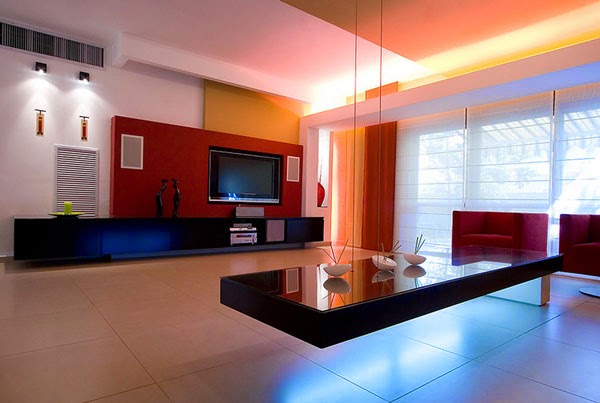 The size of coffee tables