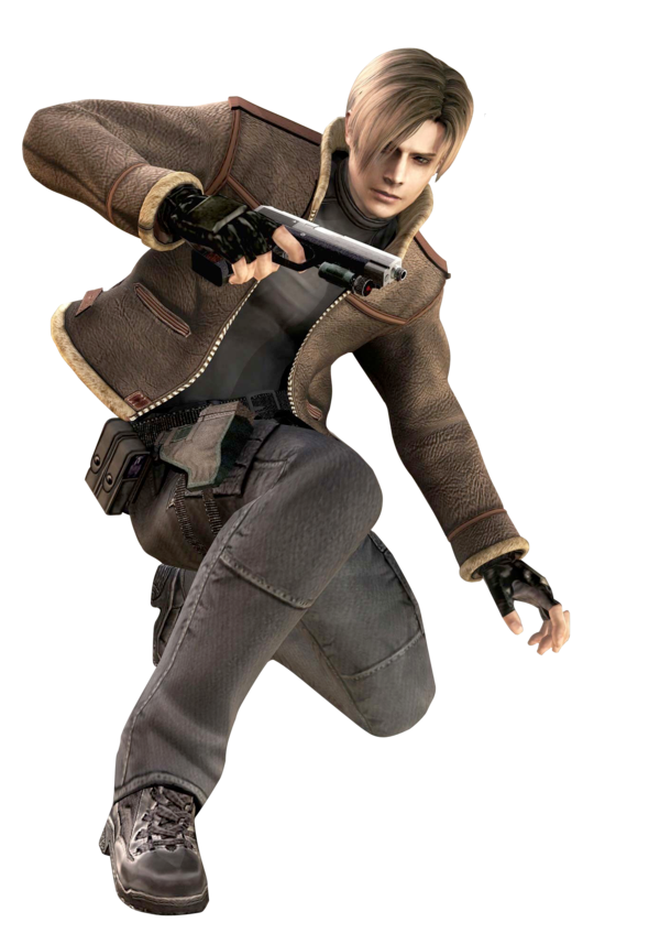 Leon S. Kennedy - Resident Evil 4 + jacketless variant in desc Minecraft Skin