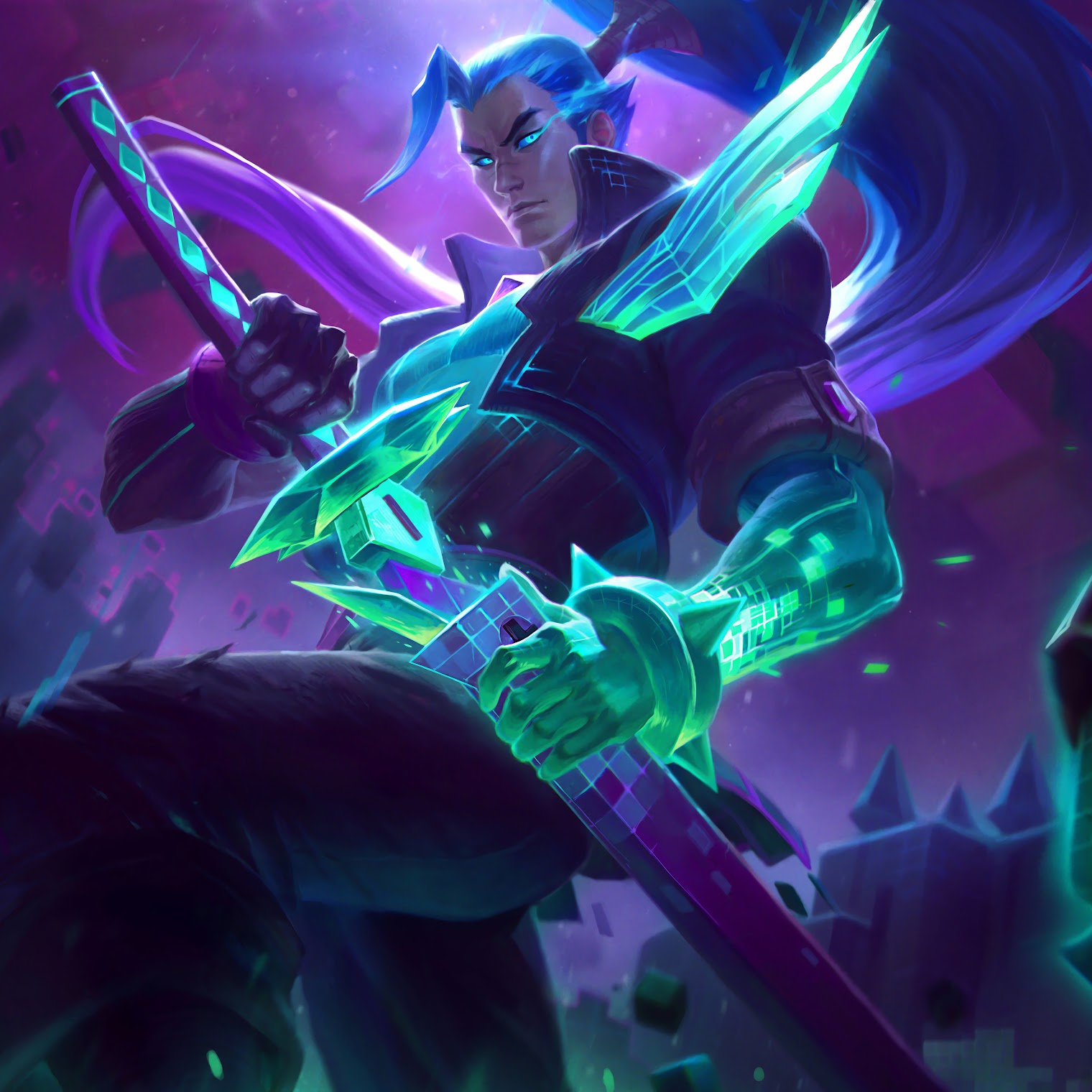 Battle Boss Yasuo, Splash Art, LoL, 8K, 119 Wallpaper