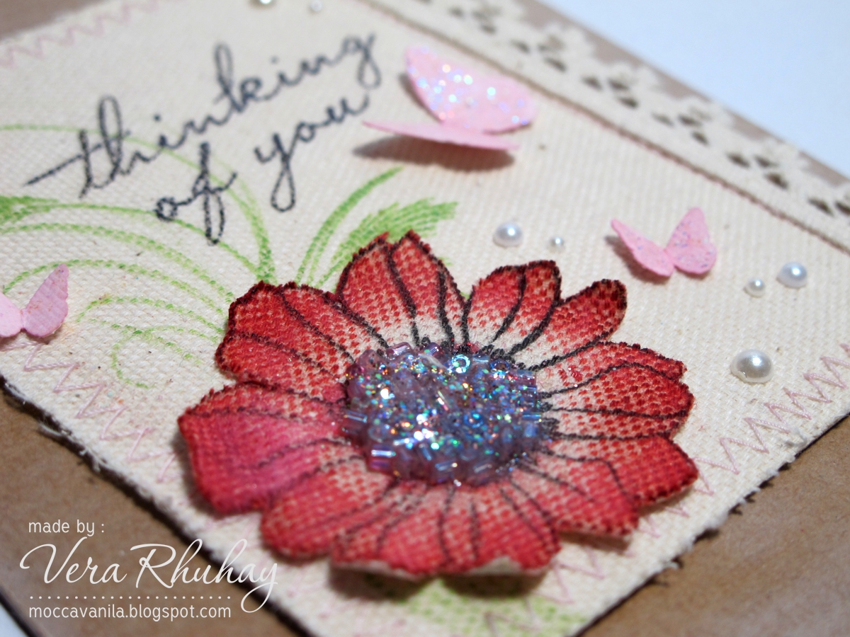 moccavanila by vera rhuhay Canvas card