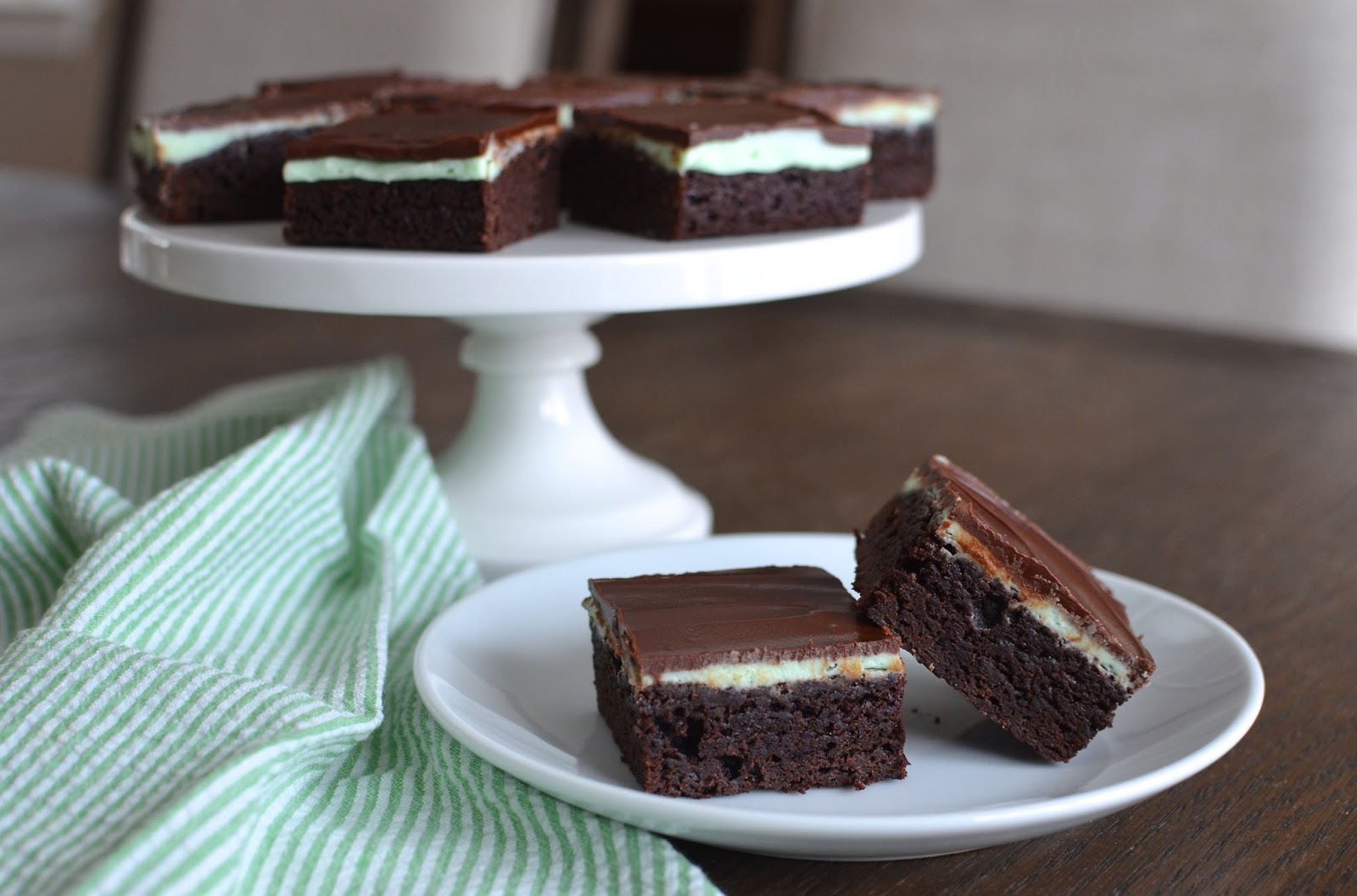Playing with Flour Chocolate mint bars
