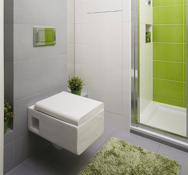 Decoración de interiores: DECORA EL BAÑO EN VERDE