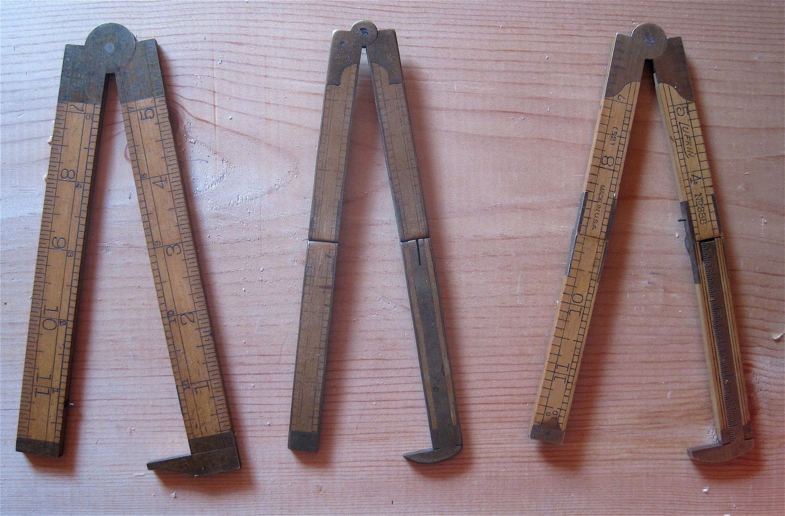 Lufkin No. 386 Four Fold One Foot Ruler