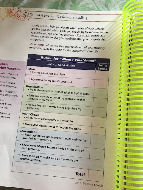 Essay grading rubric picture