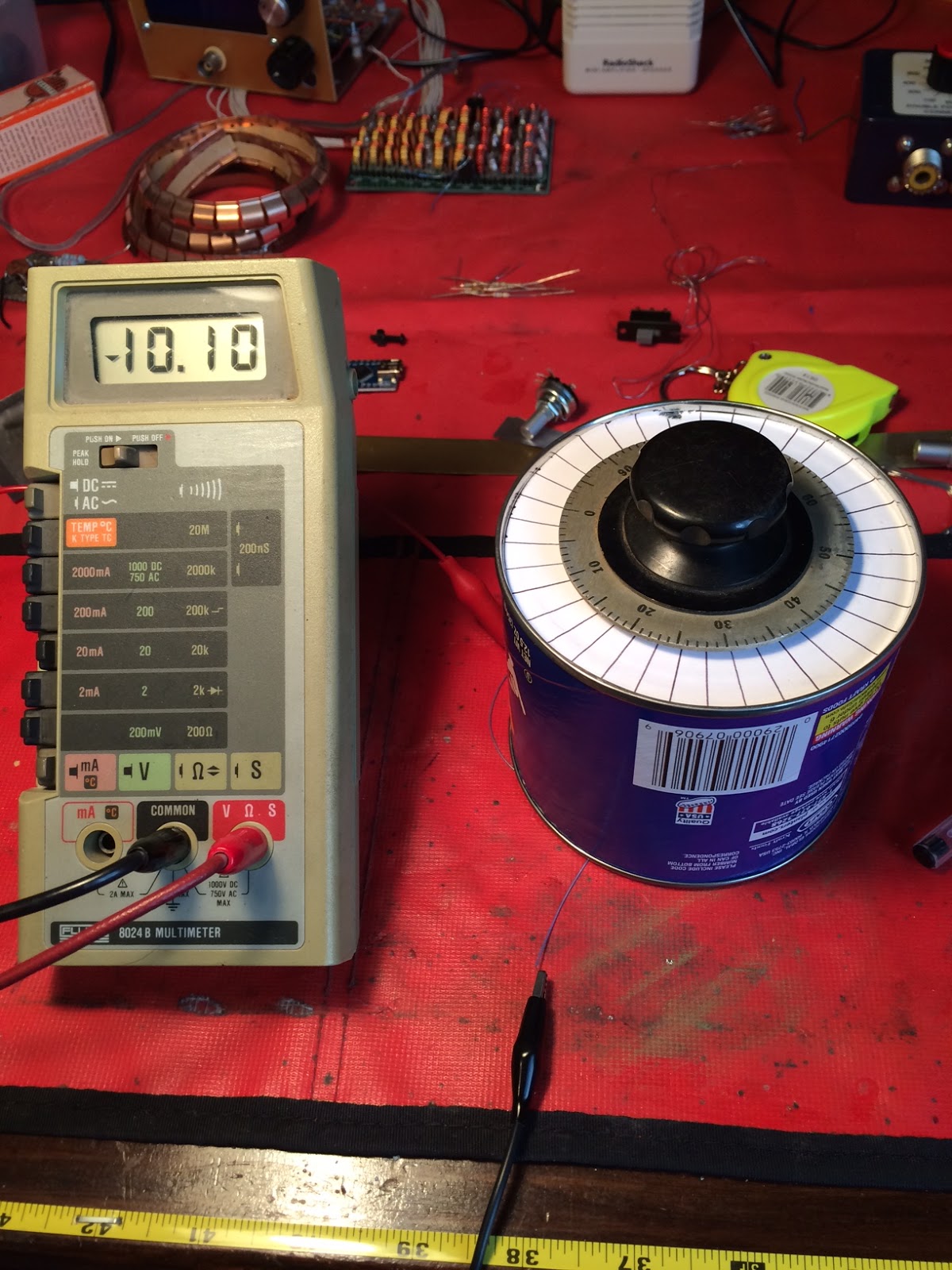 N4HAY / ZS6RSH Measuring Potentiometer Resistance Taper