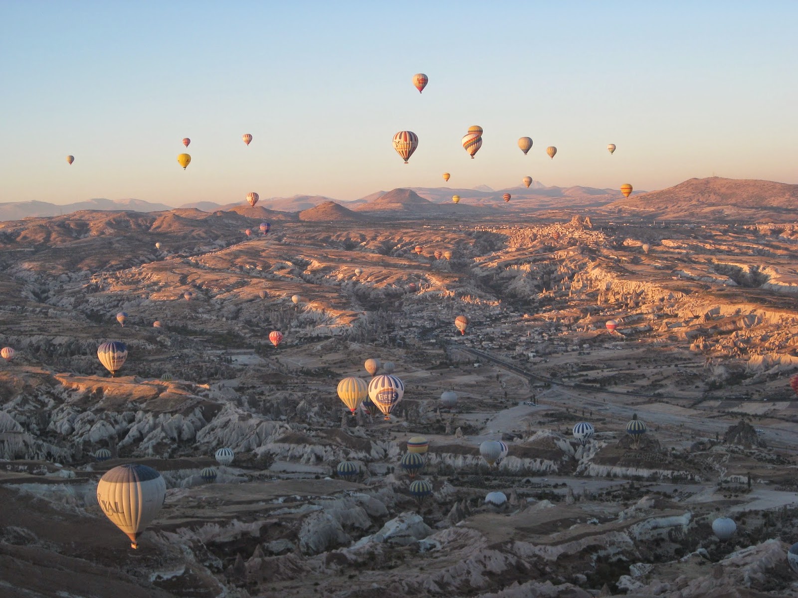 Cappadocia - It's fun to look at other hot air balloons and the scenery
