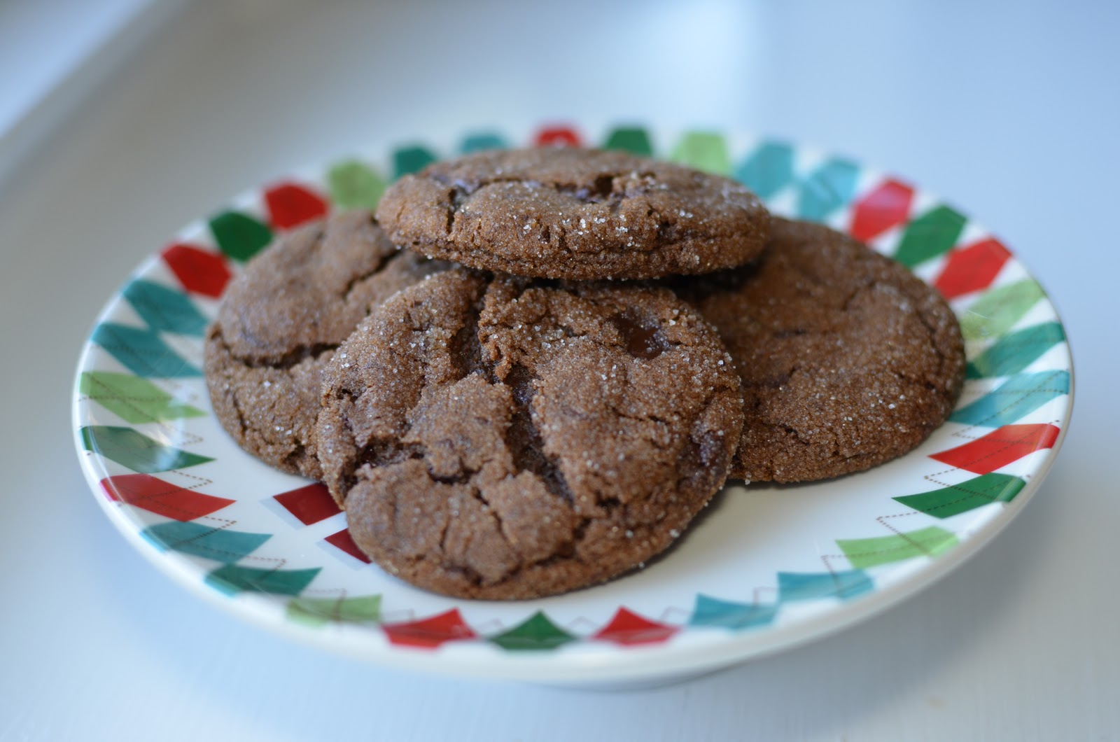 Playing with Flour: Soft and chewy chocolate gingerbread cookies