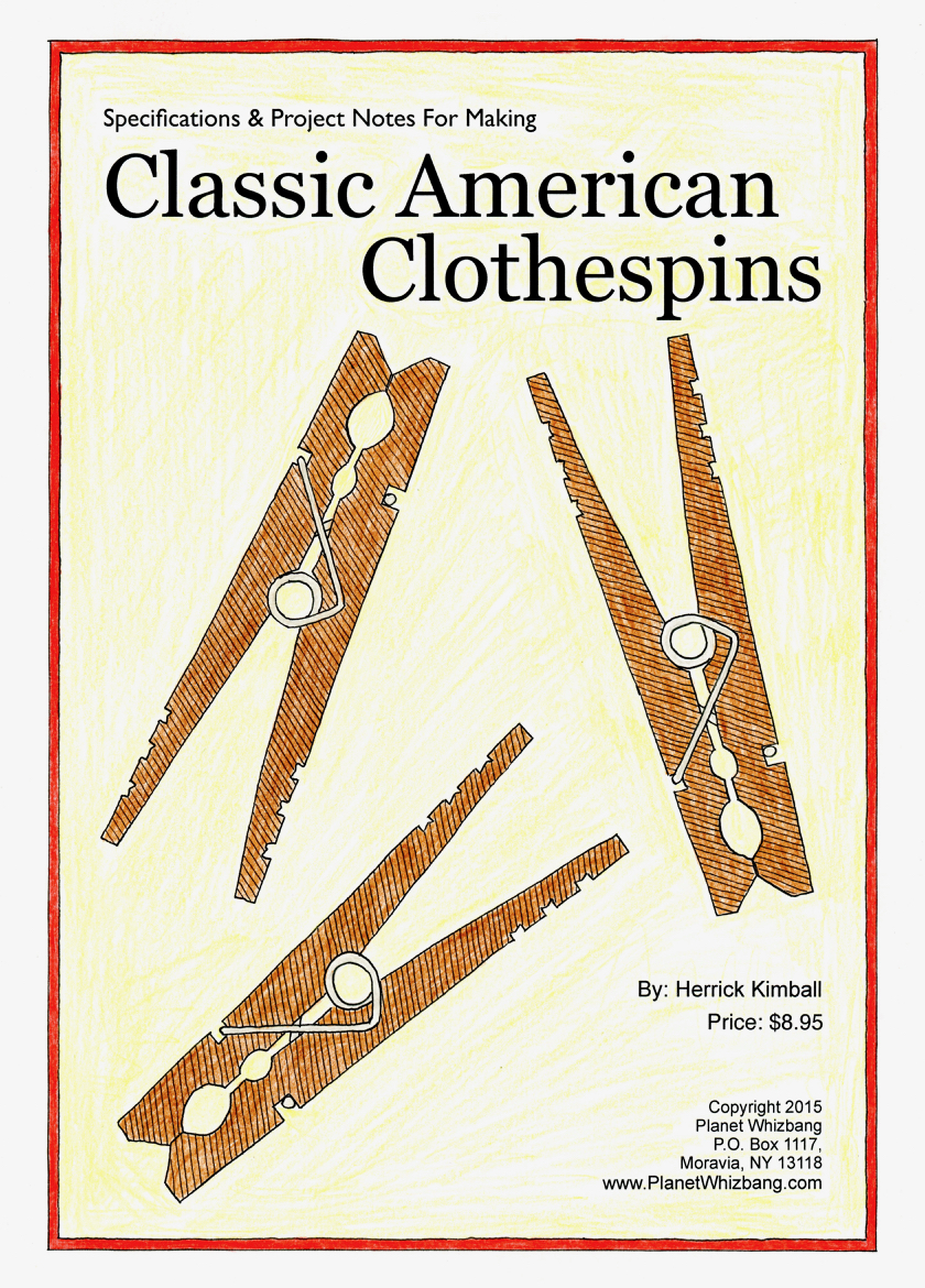 Make Your Own Clothespins Clothespin Specifications