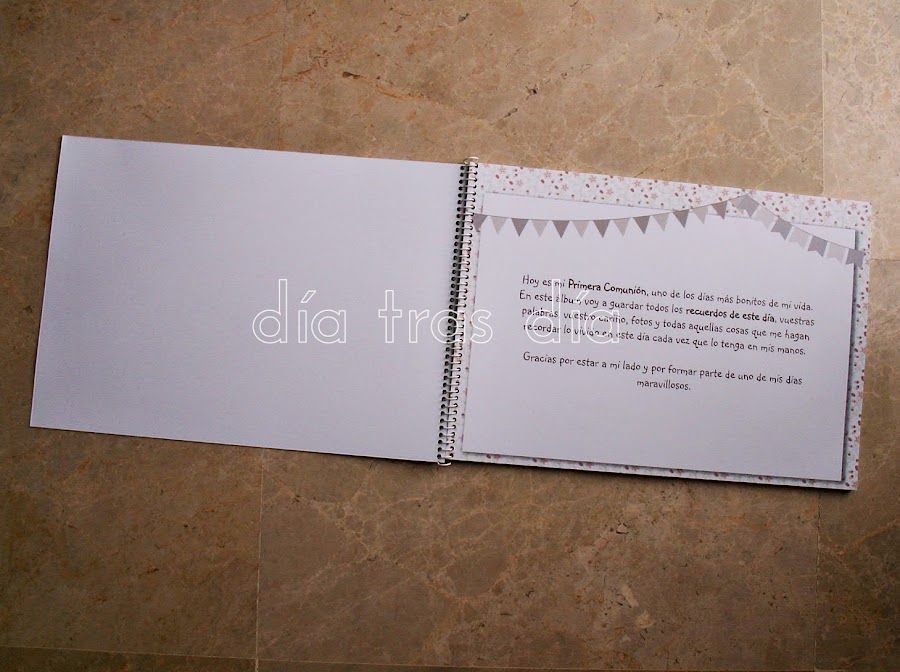 Libro de firmas Primera Comunión