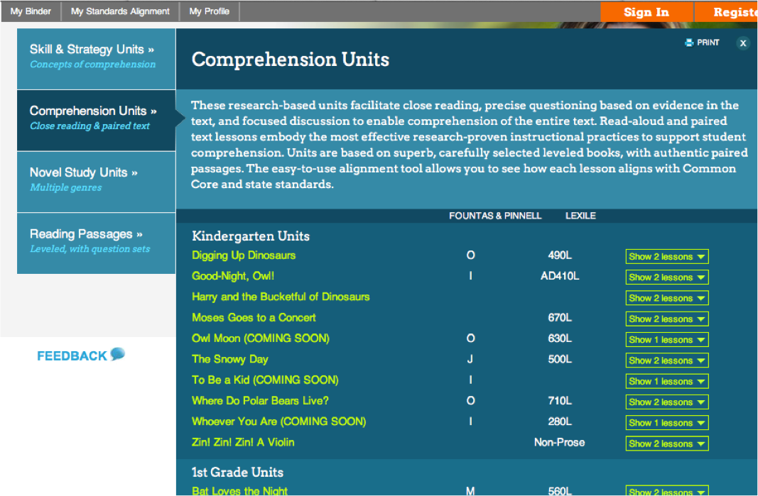 Readingresources A FREE reading resource!