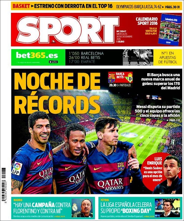 FC Barcelona, Sport: "Noche de récords"