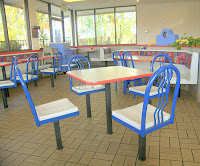 fast food dining area