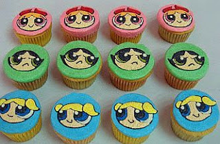 Cupcakes de las Chicas Superpoderosas