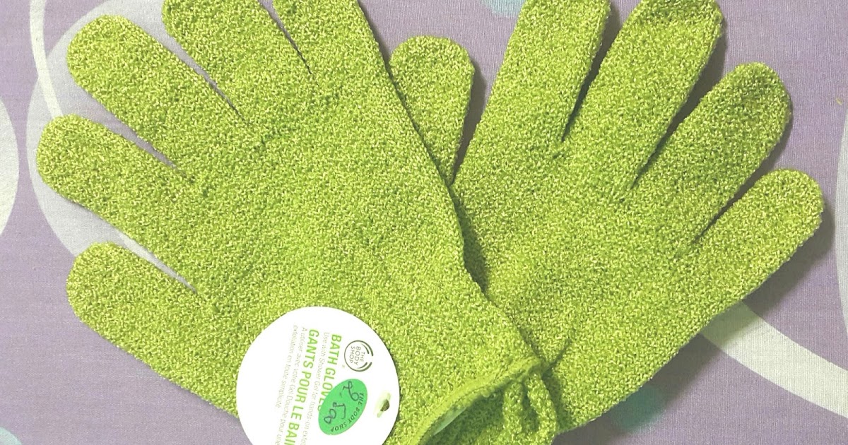The Body Shop Exfoliating Bath Gloves