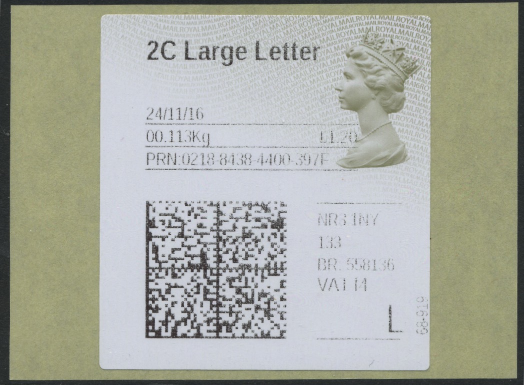 post office make a label