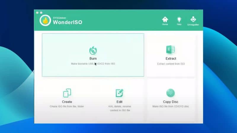 Create Windows 10 Bootable USB Using WonderISO