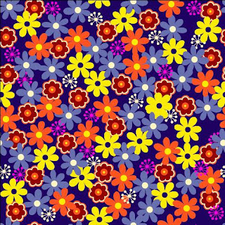 fabric pattern with different flowers