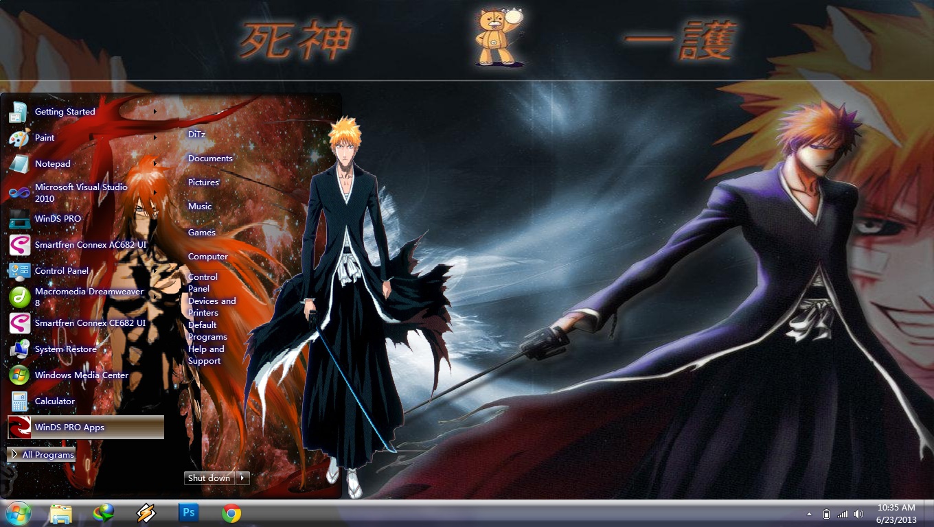 Bleach Theme Windows 7
