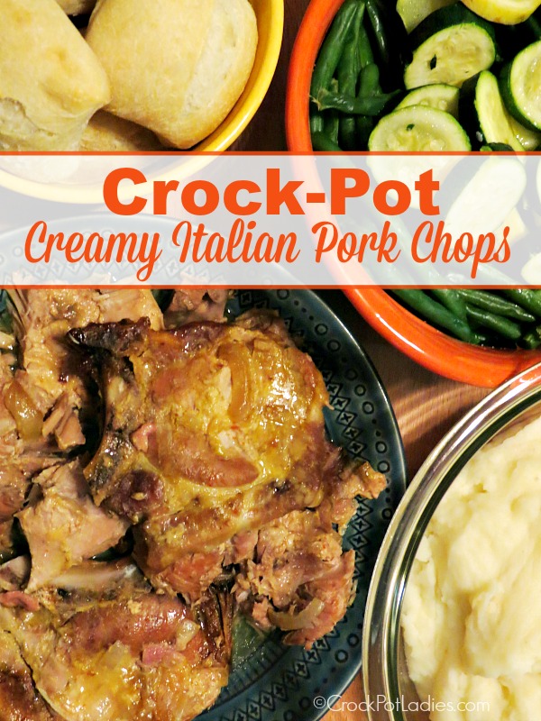 CROCKPOT CREAMY ITALIAN PORK CHOPS My Favorite food and Recipe