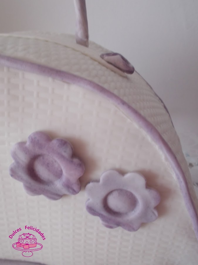 Tarta fondant bolso 
