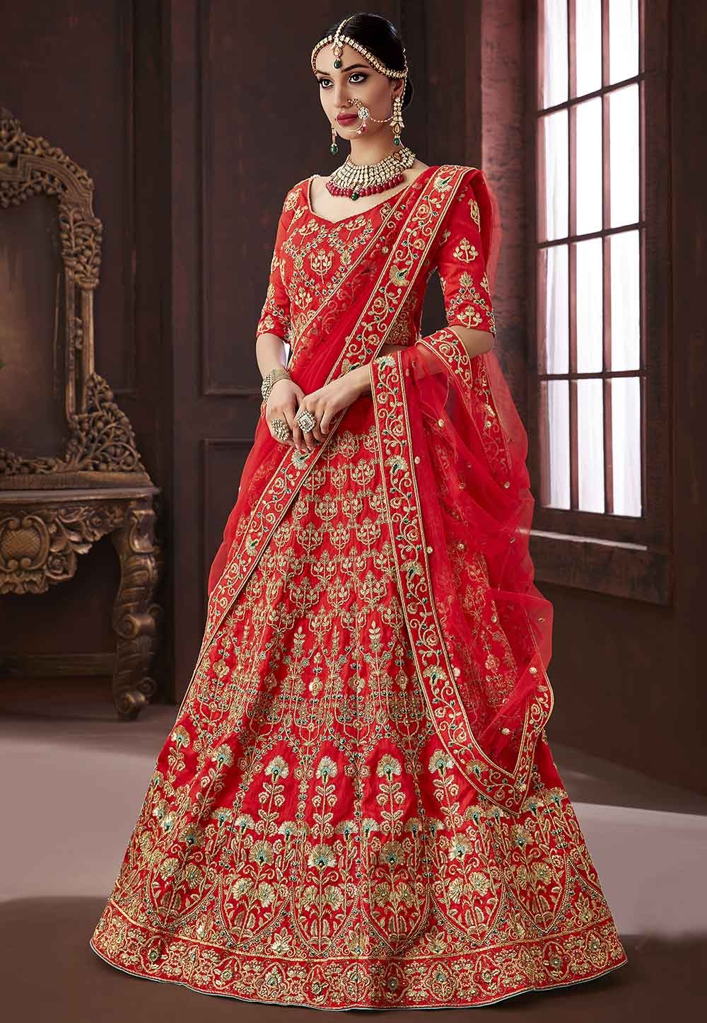 lehenga dressing