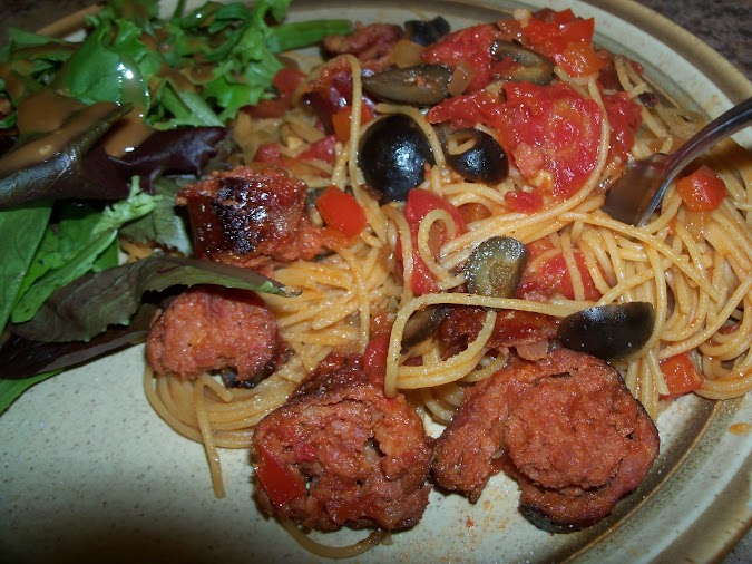 spaghetti with chorizo sausage Chunky italian sausage spaghetti sauce