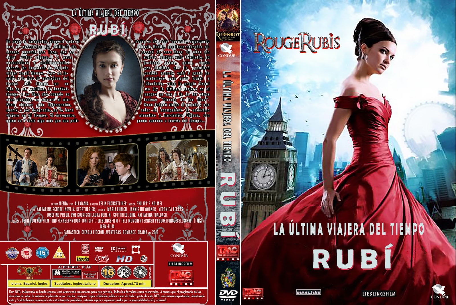 Caratulas y etiquetas La última viajera