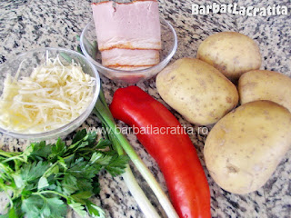 Cartofi umpluti la cuptor ingrediente reteta