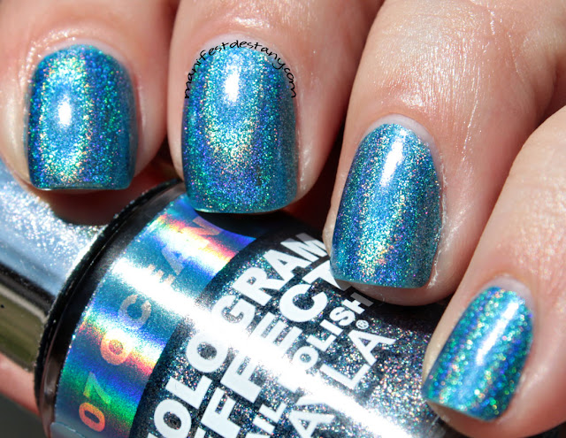 Layla Hologram Effect Ocean Rush swatches+review - Confessions of a ...